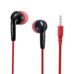 Revolutionary In-earphones black&red - AM-1002-BKRD Revolutionary In-earphones black&red - AM-1002-BKRD