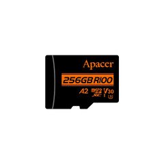 microSDXC 256GB UHS-I U3 V30 A2 Class 10, Adapter - AP256GMCSX10U8-R microSDXC 256GB UHS-I U3 V30 A2 Class 10, Adapter - AP256GMCSX10U8-R