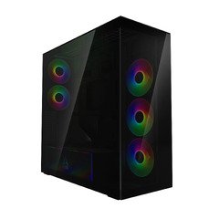 Case E-ATX - Xtender VG (Black) - PCIe Gen 4 riser included, 5 A-RGB Fans included Case E-ATX - Xtender VG (Black) - PCIe Gen 4 riser included, 5 A-RGB Fans included
