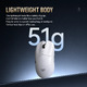професионална геймърска мишка Wireless Gaming Mouse V3 - 1K, White професионална геймърска мишка Wireless Gaming Mouse V3 - 1K, White