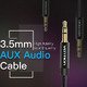 Fabric Braided 3.5mm M/M Audio Cable 1m - BAGBF