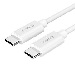 Кабел Cable - Type-C to Type-C - 3A, white, 1m - BCU-10 Кабел Cable - Type-C to Type-C - 3A, white, 1m - BCU-10