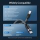 кабел Cable USB C-to-C PD 100W Charging 1.0m Black - C2CZ-BK-10 кабел Cable USB C-to-C PD 100W Charging 1.0m Black - C2CZ-BK-10