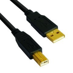 Кабел USB 2.0 AM / BM High Grade GOLD - CU201G-B-5m Кабел USB 2.0 AM / BM High Grade GOLD - CU201G-B-5m