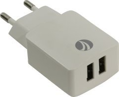 Charger AC / 2A 2xUSB White - M013 Charger AC / 2A 2xUSB White - M013