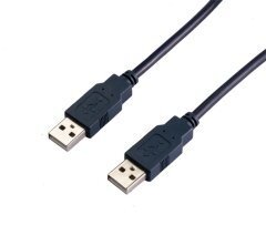 Кабел USB 2.0 AM / AM Black - CU203-B-2m Кабел USB 2.0 AM / AM Black - CU203-B-2m