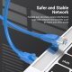 Кабел LAN UTP Cat.6 Patch Cable - 0.5M Blue - IBELD