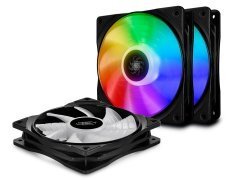 комплект вентилатори Fan Pack 3-in-1 3x120mm CF120 RGB with controller комплект вентилатори Fan Pack 3-in-1 3x120mm CF120 RGB with controller