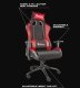 Gaming Chair NITRO 550 - Black/Red - NFG-0784 Gaming Chair NITRO 550 - Black/Red - NFG-0784