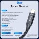 Cable USB 3.2 Gen2x2 - Type-C to Type-C PD100W 20Gbps 1.0m Black - CM32-10-BK Cable USB 3.2 Gen2x2 - Type-C to Type-C PD100W 20Gbps 1.0m Black - CM32-10-BK
