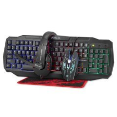 Геймърски комплект Gaming COMBO CM-406 - Keyboard, Mouse, Headset, Mousepad - XTRM-CM-406 Геймърски комплект Gaming COMBO CM-406 - Keyboard, Mouse, Headset, Mousepad - XTRM-CM-406