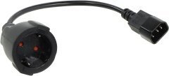 захранващ кабел Cable Power Ext IEC 320 C14 / SCHUKO F 0.2m 16A Black - CE002-CU1.5mm-0.2m захранващ кабел Cable Power Ext IEC 320 C14 / SCHUKO F 0.2m 16A Black - CE002-CU1.5mm-0.2m