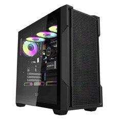Case ATX - DS900 Mesh Black - 4 x 120 mm A-RGB fans included Case ATX - DS900 Mesh Black - 4 x 120 mm A-RGB fans included