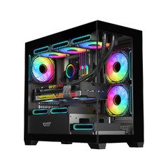 Case mATX - DS900M Black - 6 x 120 mm Infinity Mirror A-RGB Case mATX - DS900M Black - 6 x 120 mm Infinity Mirror A-RGB