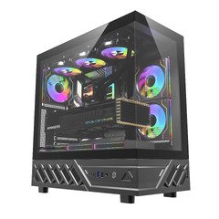 Case ATX - DS950 Black - 6 x 120 mm Infinity Mirror A-RGB Case ATX - DS950 Black - 6 x 120 mm Infinity Mirror A-RGB