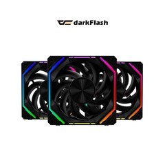 Комплект вентилатори Fan Pack 3-in-1 3x120mm - INF32 Black, Daisy-Chain, Infinity Mirror, A-RGB Комплект вентилатори Fan Pack 3-in-1 3x120mm - INF32 Black, Daisy-Chain, Infinity Mirror, A-RGB