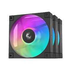 Fan Pack 3-in-1 3x120mm - FD12 Black, Addressable RGB Fan Pack 3-in-1 3x120mm - FD12 Black, Addressable RGB