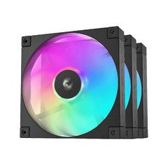 Fan Pack 3-in-1 3x140mm - FD14 Black, Addressable RGB Fan Pack 3-in-1 3x140mm - FD14 Black, Addressable RGB