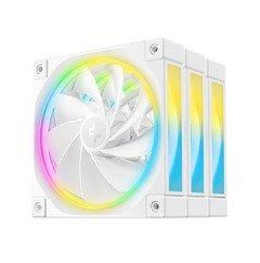 Комплект вентилатори Fan Pack 3-in-1 3x120mm - FL12R White, Reverse, Addressable RGB Комплект вентилатори Fan Pack 3-in-1 3x120mm - FL12R White, Reverse, Addressable RGB