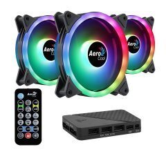 Fan Pack 3-in-1 3x120mm - DUO 12 Pro - Addressable RGB with Hub, Remote - ACF3-DU10227.11