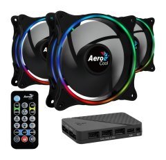 Fan Pack 3-in-1 3x120mm - ECLIPSE 12 Pro - Addressable RGB with Hub, Remote - ACF3-EL10217.12