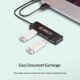 хъб USB2.0 HUB 4 port Black - FL01-BK хъб USB2.0 HUB 4 port Black - FL01-BK