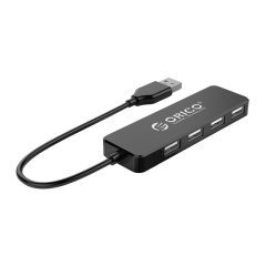 хъб USB2.0 HUB 4 port Black - FL01-BK хъб USB2.0 HUB 4 port Black - FL01-BK