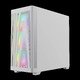 Case E-ATX - ATHENA M3 White - USB-C, 4 x 120 mm A-RGB, Mesh, Tempered Glass Case E-ATX - ATHENA M3 White - USB-C, 4 x 120 mm A-RGB, Mesh, Tempered Glass