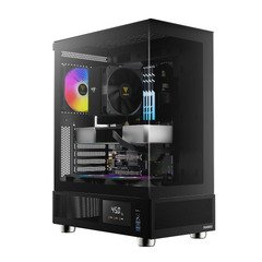 Case ATX - ATLAS E1 - 3 x 120 mm A-RGB, Digital Display, Tempered Glass Case ATX - ATLAS E1 - 3 x 120 mm A-RGB, Digital Display, Tempered Glass