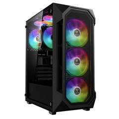 Case ATX - AURA GC1 Elite - Mesh, RGB, Tempered Glass Case ATX - AURA GC1 Elite - Mesh, RGB, Tempered Glass