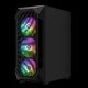 кутия Case ATX - AURA GC1 Elite - Mesh, RGB, Tempered Glass кутия Case ATX - AURA GC1 Elite - Mesh, RGB, Tempered Glass
