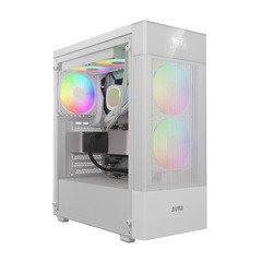 Case ATX - AURA GC5 ELITE ARGB WH - Addressable RGB, Mesh, Digital Display Case ATX - AURA GC5 ELITE ARGB WH - Addressable RGB, Mesh, Digital Display