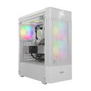 Gamdias Case ATX - AURA GC5 ELITE ARGB WH - Addressable RGB, Mesh, Digital Display Gamdias Case ATX - AURA GC5 ELITE ARGB WH - Addressable RGB, Mesh, Digital Display