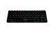 Gaming Keyboard Mechanical - HERMES E3 RGB - Black, 61 keys, 1000Hz