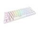 Gaming Keyboard Mechanical - HERMES E3 RGB - White, 61 keys, 1000Hz