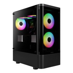 Case ATX - TALOS E3 CG - 3 x 120 mm A-RGB, Curved Glass Case ATX - TALOS E3 CG - 3 x 120 mm A-RGB, Curved Glass