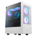 Gamdias кутия Case ATX - TALOS E3 MESH White - aRGB, Tempered Glass