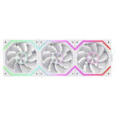 Fan Pack 3-in-1 3x120mm - FN12A-N2 WL-RW - Reverse, Daisy-Chain, A-RGB, White Fan Pack 3-in-1 3x120mm - FN12A-N2 WL-RW - Reverse, Daisy-Chain, A-RGB, White