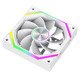 Fan Pack 3-in-1 3x120mm - FN12A-N2 WL-RW - Reverse, Daisy-Chain, A-RGB, White Fan Pack 3-in-1 3x120mm - FN12A-N2 WL-RW - Reverse, Daisy-Chain, A-RGB, White