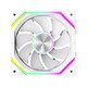 Fan Pack 3-in-1 3x120mm - FN12A-N2 WL-RW - Reverse, Daisy-Chain, A-RGB, White Fan Pack 3-in-1 3x120mm - FN12A-N2 WL-RW - Reverse, Daisy-Chain, A-RGB, White