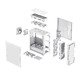 кутия Case EATX - SIEGE White - Addressable RGB кутия Case EATX - SIEGE White - Addressable RGB