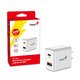 бързо зарядно Fast Charger PD-20AC - 20W, USB-A, USB-C, PD3.0, QC3.0, White бързо зарядно Fast Charger PD-20AC - 20W, USB-A, USB-C, PD3.0, QC3.0, White