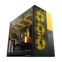 Case EATX - Model 5 Vent Black/Yellow - 5 x 140 mm aRGB fans included Case EATX - Model 5 Vent Black/Yellow - 5 x 140 mm aRGB fans included