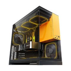Case EATX - Model 5 Black/Yellow - 5 x 140 mm aRGB fans included Case EATX - Model 5 Black/Yellow - 5 x 140 mm aRGB fans included