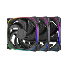 Комплект вентилатори Fan Pack 3-in-1 - Squama 2503B Black Комплект вентилатори Fan Pack 3-in-1 - Squama 2503B Black