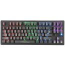 механична клавиатура Gaming Keyboard Mechanical 87 keys GK-979 - Blue switches, Rainbow backlight