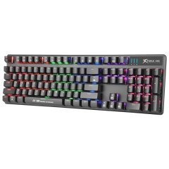 механична клавиатура Gaming Keyboard Mechanical 104 keys GK-980 - Blue switches, Rainbow backlight