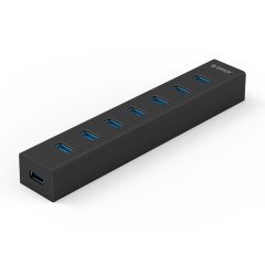 хъб USB3.0 HUB 7 port Black - H7013-U3-AD хъб USB3.0 HUB 7 port Black - H7013-U3-AD