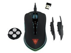 Gaming Mouse - HADES M1 - 10800dpi, Wired and Wireless, RGB, weight tunning