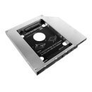 Laptop Caddy 12.7mm SATA3 with LED/switch MAKKI-CADDY-127-LS